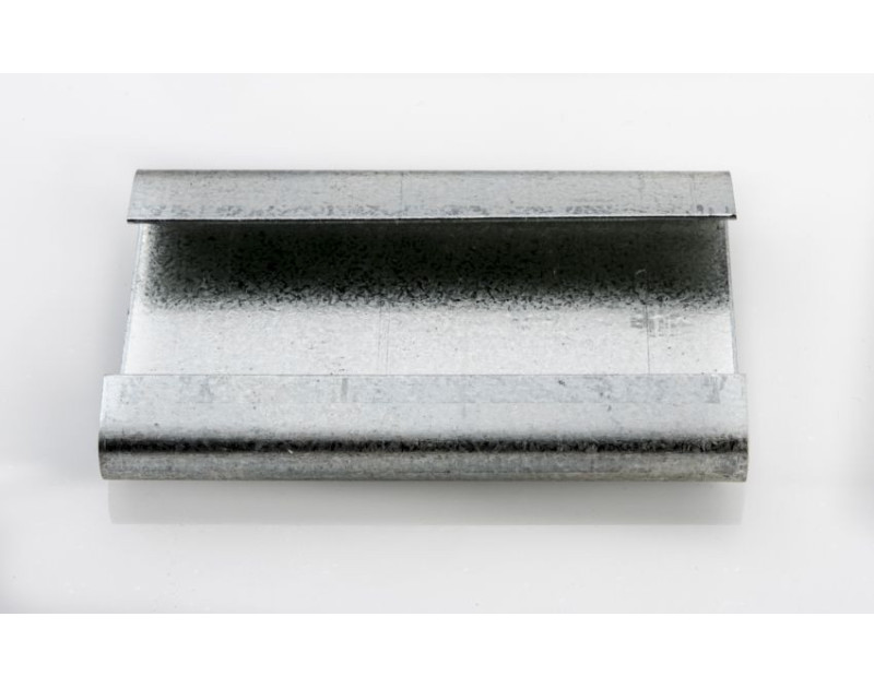 Chapes semi fermées pour feuillard métal L.R. Chapes semi fermées pour feuillard métal L.R.