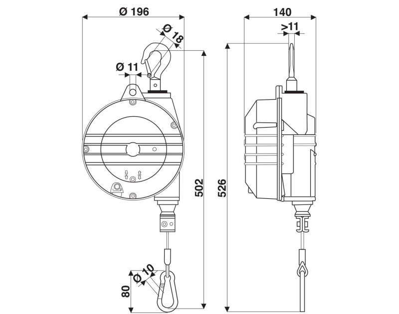 Equilibreurs de charge de 2 à 10 kg