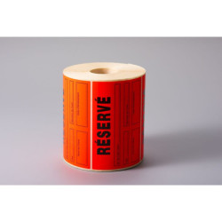 Etiquettes adhésives - Pastilles pré-imprimées Etiquettes adhésives - Pastilles pré-imprimées