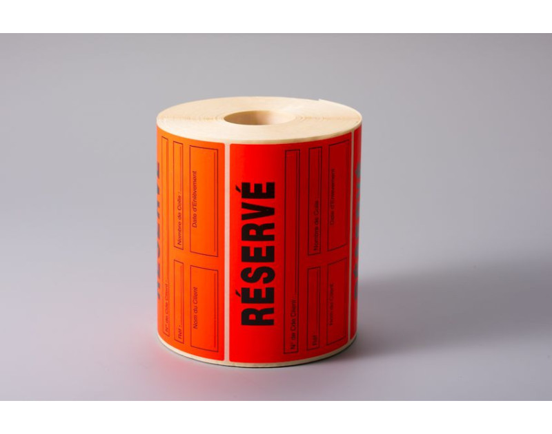 Etiquettes adhésives - Pastilles pré-imprimées Etiquettes adhésives - Pastilles pré-imprimées