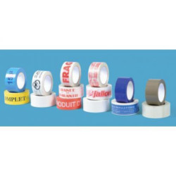 Ruban adhésif machine personnalisable (PP, PVC, PET, kraft)