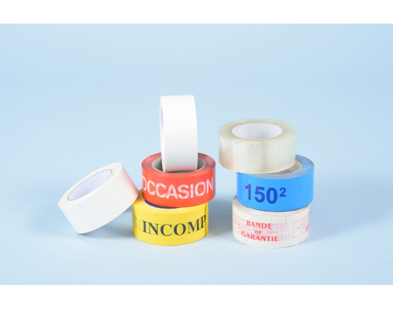 Ruban adhésif machine personnalisable (PP, PVC, PET, kraft) Ruban adhésif machine personnalisable (PP, PVC, PET, kraft)