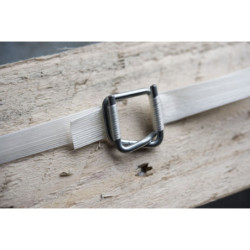 Boucles galvanisées pour feuillard textile Boucles galvanisées pour feuillard textile