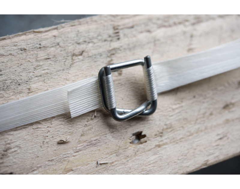 Boucles galvanisées pour feuillard textile Boucles galvanisées pour feuillard textile