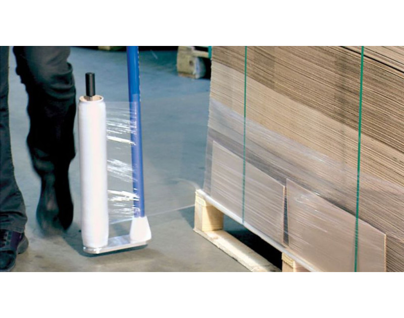 Film étiré manuel imprimé - bande colorée