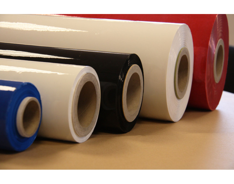 Film étirable machine noir/blanc opaque Film étirable machine noir/blanc opaque