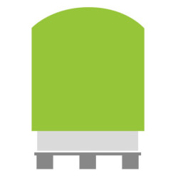 Housse rétractable opaque pour palette Housse rétractable opaque pour palette