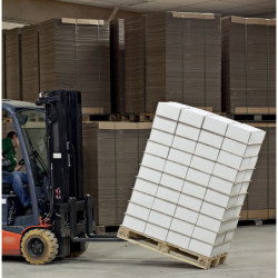 Intercalaire de palettisation en papier recyclé FSC