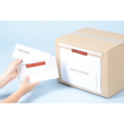 Pochette adhésive "Porte-Documents" Transparente - Packing list Pochette adhésive "Porte-Documents" Transparente - Packing list