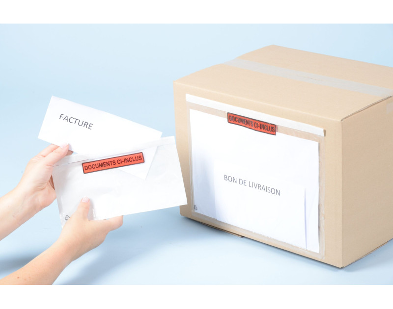 Pochette adhésisve "Porte-Documents" Neutre Pochette adhésisve "Porte-Documents" Neutre