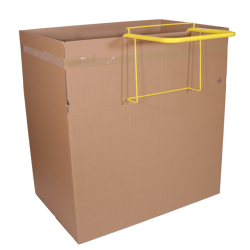 Porte-sac à fixer sur container - Jaune Porte-sac à fixer sur container - Jaune