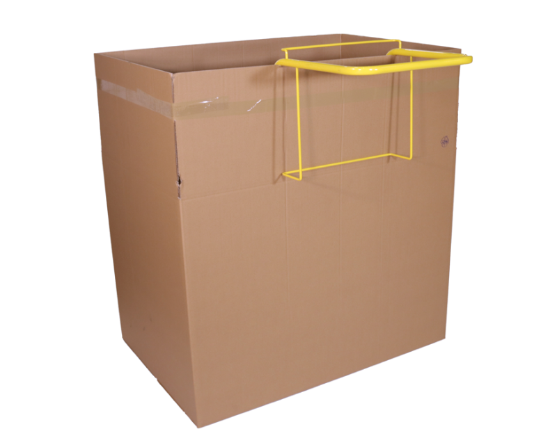 Porte-sac à fixer sur container - Jaune Porte-sac à fixer sur container - Jaune