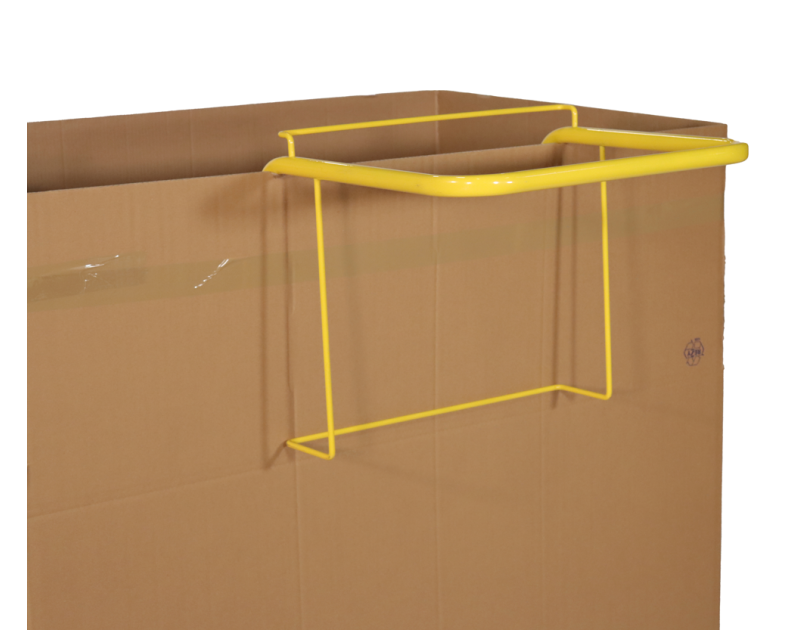 Porte-sac à fixer sur container - Jaune Porte-sac à fixer sur container - Jaune