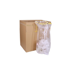 Porte-sac à fixer sur container - Jaune Porte-sac à fixer sur container - Jaune