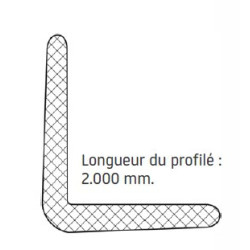 Profilés mousse en L Profilés mousse en L